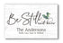Be Still and Know Sign - Personalized Custom Family Name Bible Verse Farmhouse Wall Art