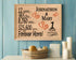 1st Anniversary Gift - Personalized Wood Plaque for Husband, Wife or Couple - 1 Year