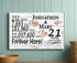 21st Anniversary Gift - Personalized Wood Sign for Husband, Wife or Couple - 21 Year