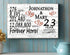 23rd Anniversary Gift - Personalized Wood Sign for Couples