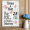 28 Year Anniversary Gift Personalized 28th Wedding Anniversary Present