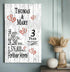 3rd Anniversary Gift - Personalized Wood Plaque for Husband, Wife or Couple - 3 Year