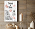 4th Anniversary Gift - Personalized Wood Plaque for Husband, Wife or Couple - 4 Year