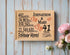 41st Anniversary Gift - Personalized Wood Plaque for Husband, Wife or Couple - 41 Year
