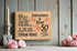 50th Anniversary Gift - Personalized Wood Plaque for Husband, Wife or Couple - Golden Anniversary