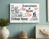 6th Anniversary Gift - Personalized Wood Sign for Husband, Wife or Couple - 6 Year