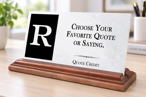 Custom Quote Plaque