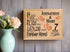 7th Anniversary Gift - Personalized Wood Plaque for Husband, Wife or Couple - 7 Year
