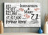 71st Anniversary Gift - Personalized Wood Sign for Couples