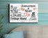 8th Anniversary Gift - Personalized Wood Sign for Husband, Wife or Couple - 8 Year