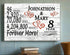 8th Anniversary Gift - Personalized Wood Sign for Husband, Wife or Couple - 8 Year