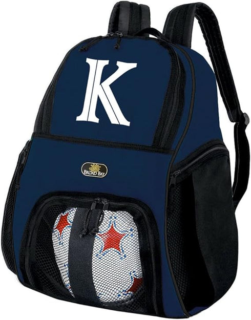 Personalized Soccer Backpack or Volleyball Bag Black Broad Bay Personalized Gifts Shipped Fast