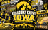 Personalized Iowa Hawkeyes Family Name Sign