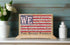 We Pledge Allegiance Sign Custom American Flag Family Name Patriotic Plaque