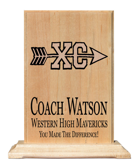 Custom Coach Gift Plaque Signable Basketball Football Soccer Softball Volleyball And More
