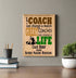 Wrestling Coach Gift Plaque CUSTOM Great Wrestling Team Coaches Gifts