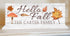 Fall/Autumn Family Name Sign Customized For Mantel or Shelf