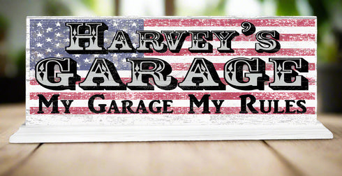 Custom Garage Man Cave Sign Gift Men Husband Son or Grandpa