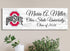 Ohio State University Class Year Plaque With Name – Personalized for Student, Alumni or Graduation Gift