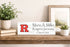 Rutgers University Class Year Plaque With Name – Personalized for Student, Alumni or Graduation Gift
