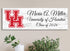 University of Houston Class Year Plaque With Name – Personalized for Student, Alumni or Graduation Gift