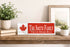 Canadian Flag Sign - Personalized Family Name - Custom Wood Canadian Heritage Gift