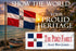 Dominican Flag Sign - Personalized Family Name - Custom Wood Dominican Heritage Gift