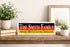 Personalized German Flag Family Name Sign – Custom Heritage Plaque