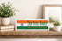 Indian Flag Family Name Sign – Personalized Indian Heritage Plaque with Custom Names
