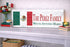 Mexican Flag Sign - Personalized Family Name - Custom Wood Mexican Heritage Gift