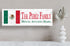 Mexican Flag Sign - Personalized Family Name - Custom Wood Mexican Heritage Gift