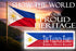 Philippines Flag Sign - Personalized Family Name - Custom Wood Filipino Heritage Gift