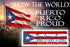 Puerto Rican Flag Sign - Personalized Family Name - Custom Wood Heritage Gift