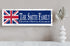 UK Flag Family Name Sign Custom Wood Wall Art
