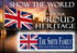 UK Flag Sign - Personalized Family Name - Custom Wood British Heritage Gift