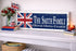 UK Flag Sign - Personalized Family Name - Custom Wood British Heritage Gift