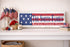 American Flag Wooden Sign with Custom Name or Text