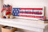 American Flag Wooden Sign with Custom Name or Text