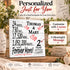 Personalized Anniversary Gift Plaque by Year With Names