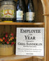 Employee of the Year Award Plaque – Personalized Recognition Gift with Name, Title, Message & Date