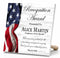 Recognition Award Plaque - Personalized Employee Appreciation & Service Gift