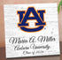 Personalized Auburn University Graduation Sign – Custom Graduate Name & Class Year Gift – Official Tigers Wood Decor