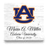 Personalized Auburn University Graduation Sign – Custom Graduate Name & Class Year Gift – Official Tigers Wood Decor