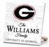 Personalized Georgia Bulldogs Family Name Sign – Custom University of Georgia Wood Wall Decor – Dawgs Gift