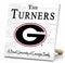 University of Georgia Proud Family Sign – Personalized Bulldogs Family Name Square Wood Plaque – Officially Licensed UGA Decor