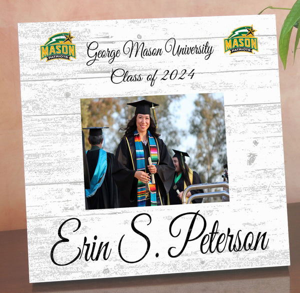 George Mason University Frame with Printed Photo - Class Year Frame or Graduation Gift