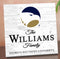 Personalized Georgia Southern Family Name Sign – Custom Georgia Southern University Wood Wall Decor – Eagles Gift