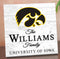 Personalized Iowa Hawkeyes Family Name Sign – Custom University of Iowa Wood Wall Decor – Hawkeyes Gift