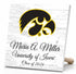 Personalized University of Iowa Graduation Sign – Custom Name & Class Year Gift for Hawkeyes Students, Alumni & Graduates