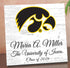Official University of Iowa Class Year Plaque with Name - Gift For Alumni, Students, Graduation